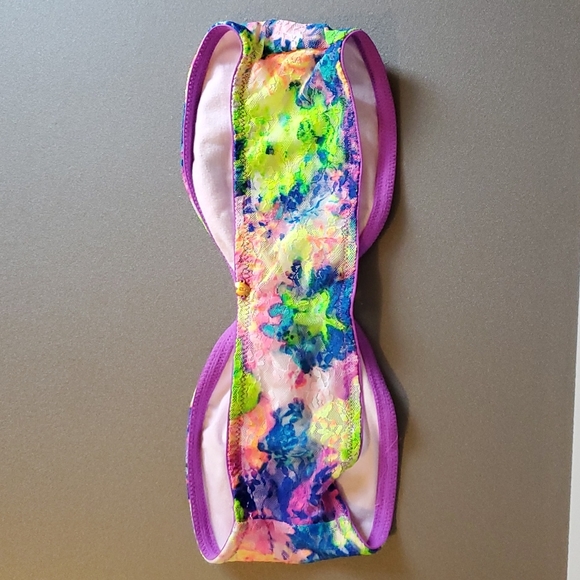 *CLOSET CLOSING 7/31* Floral Multicolor Victoria's Secret PINK bandeau - Picture 2 of 2